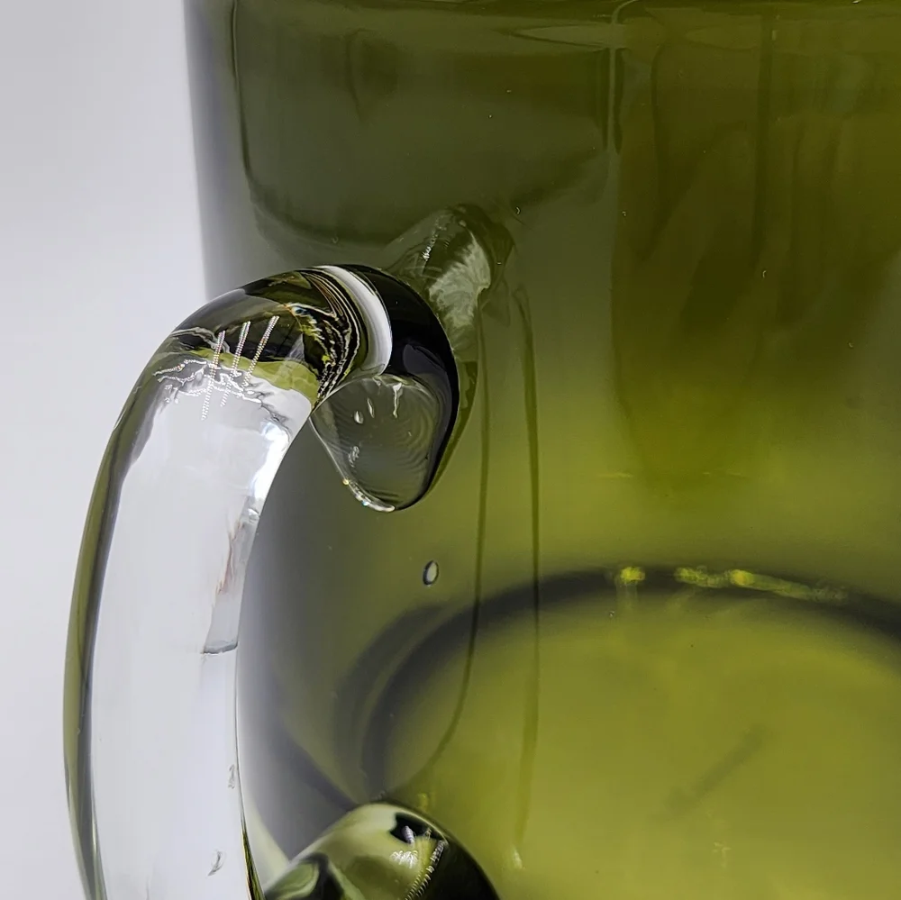 RARE Mamma Ro, Italy, Glass Pitcher, VINTAGE Gorgeous 😍 - Picture 8 of 12